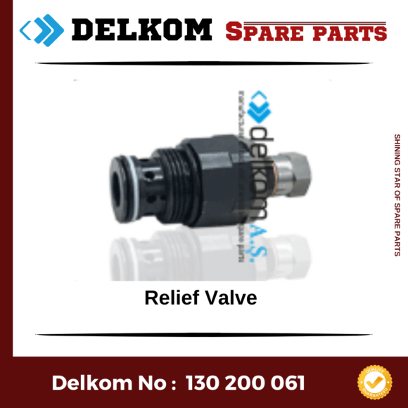 Relief Valve Rock Drill Spare Part Reference No _ 084250-05025