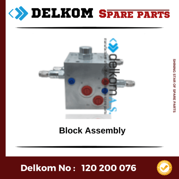 Block Assembly Rock Drill Spare Part Reference No _ 2653 1651 48