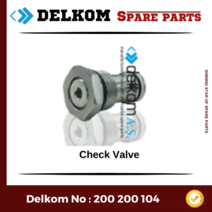 Check Valve Rock Drill Spare Part Reference No _ 9106 1607 27