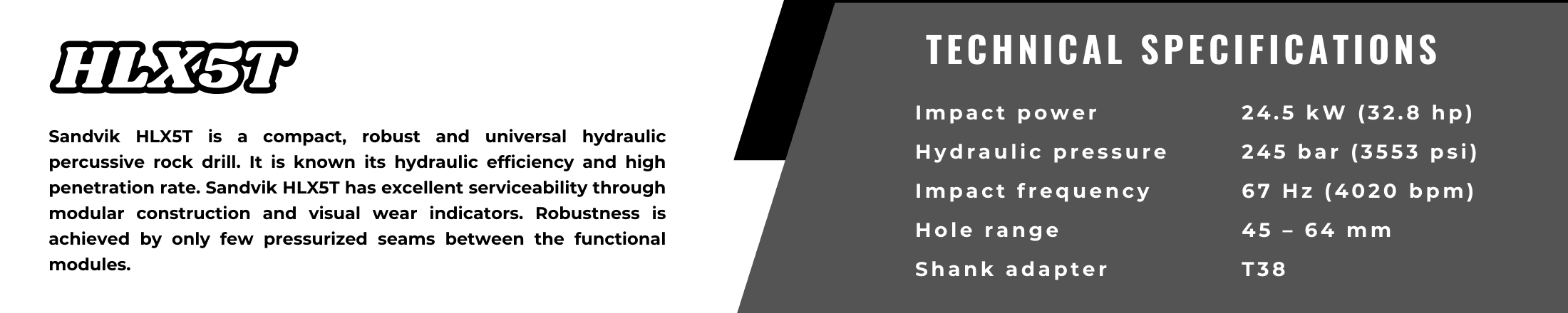 Rock Drills HLX5T For Sale Drill Rigs