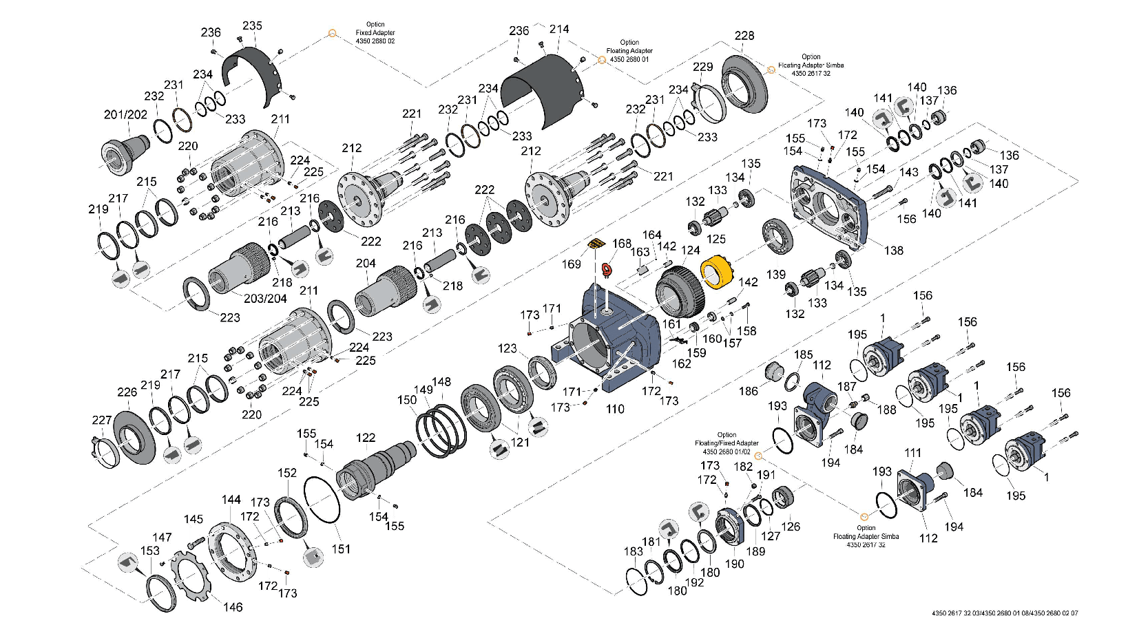 Rotation Unit DHR 6 Parts Rock Drill Spare Parts Shop