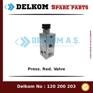 Epiroc Press. Red. Valve spare part, OEM 3214 9012 80