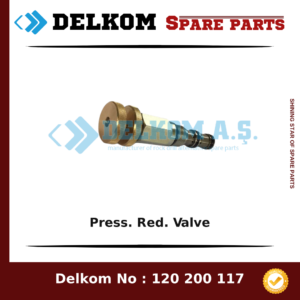 Epiroc Press. Red. Valve spare part, OEM 3222 3309 76
