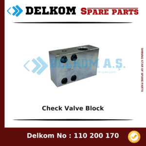 Mining Equipments Check Valve Block spare part, OEM 323 503 38