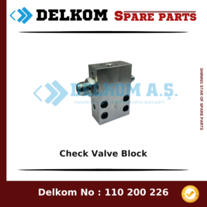 Mining Equipments Check Valve Block spare part, OEM 323 504 68