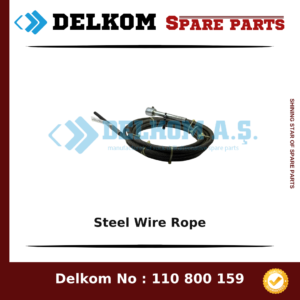 Mining Equipments Steel Wire Rope spare part, OEM 550 005 30
